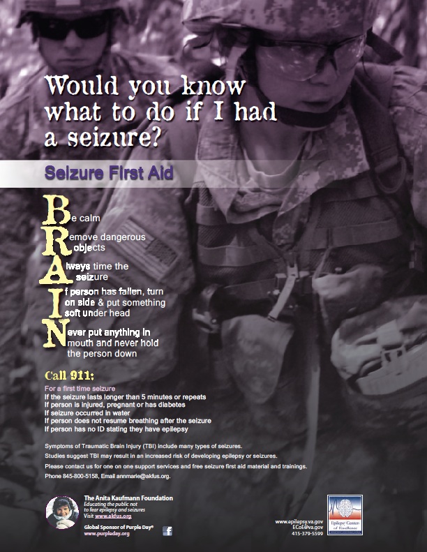 Seizure poster (text on web page)